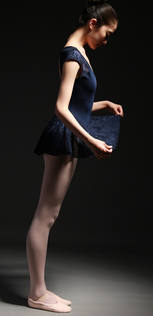 芭蕾考级蕾丝短袖芭蕾舞裙 舞蹈连体服练功服连衣裙体操服