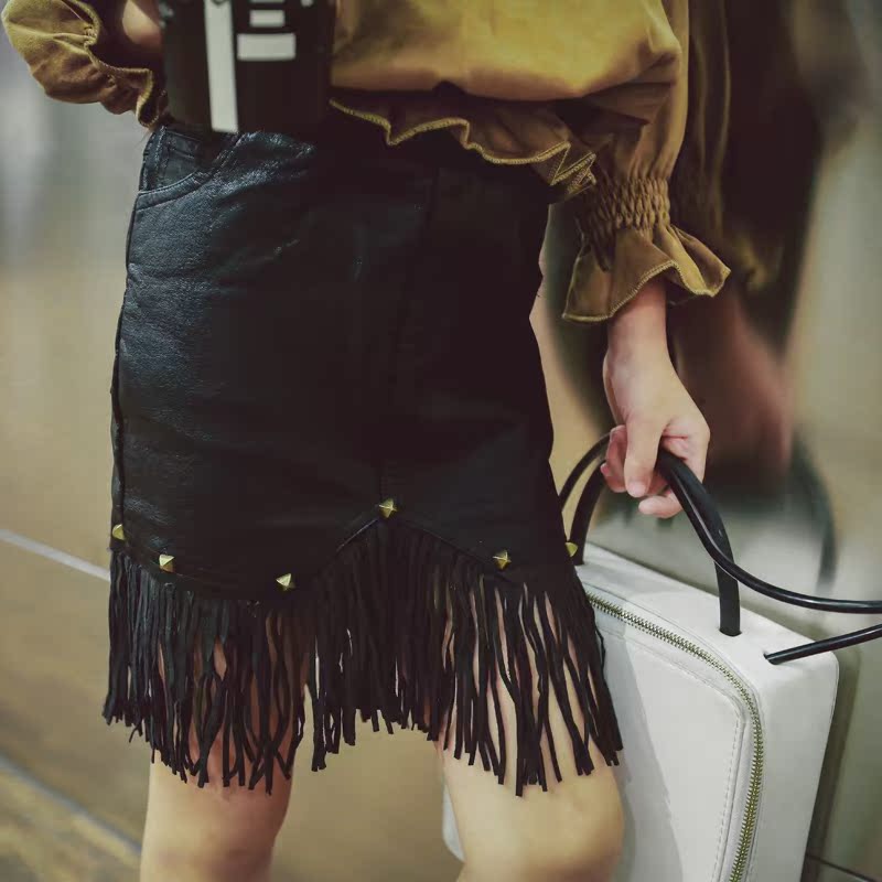 Jupe enfant en cuir - Ref 2048720 Image 1