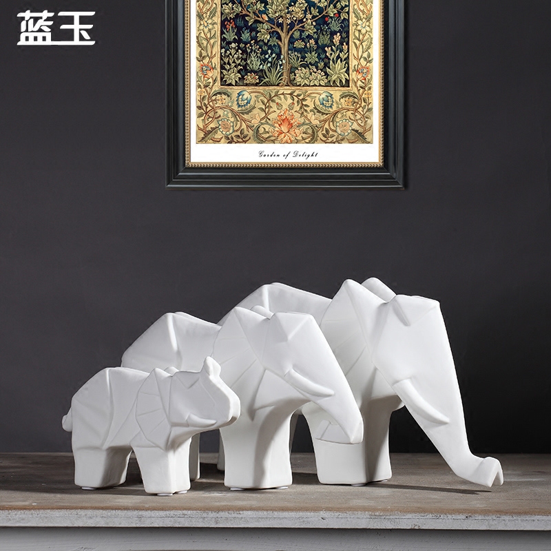 北欧式陶瓷大象摆件创意现代客厅家居饰品创意电视柜装饰品工艺品在类目 家居饰品, 摆件中 - 来自Buy2taobao.com提供专业的淘宝代购服务