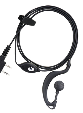宝锋对讲机耳机线耳麦 992耳机普通皮线 宝峰BF-UV5R 6R 888S专配