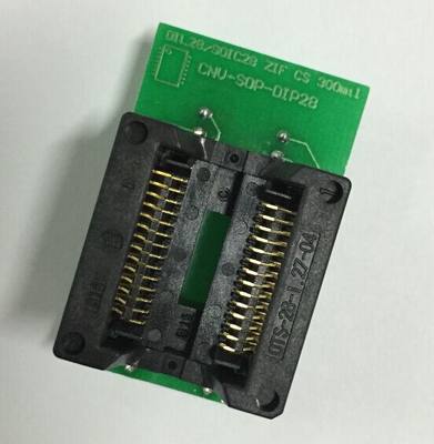 DIL28/SOIC28 ZIF 300MIL 烧录座 适配座 编程座 ELNEC专用座