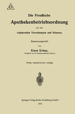 【预订】Die Preussische Apothekenbetriebsord...