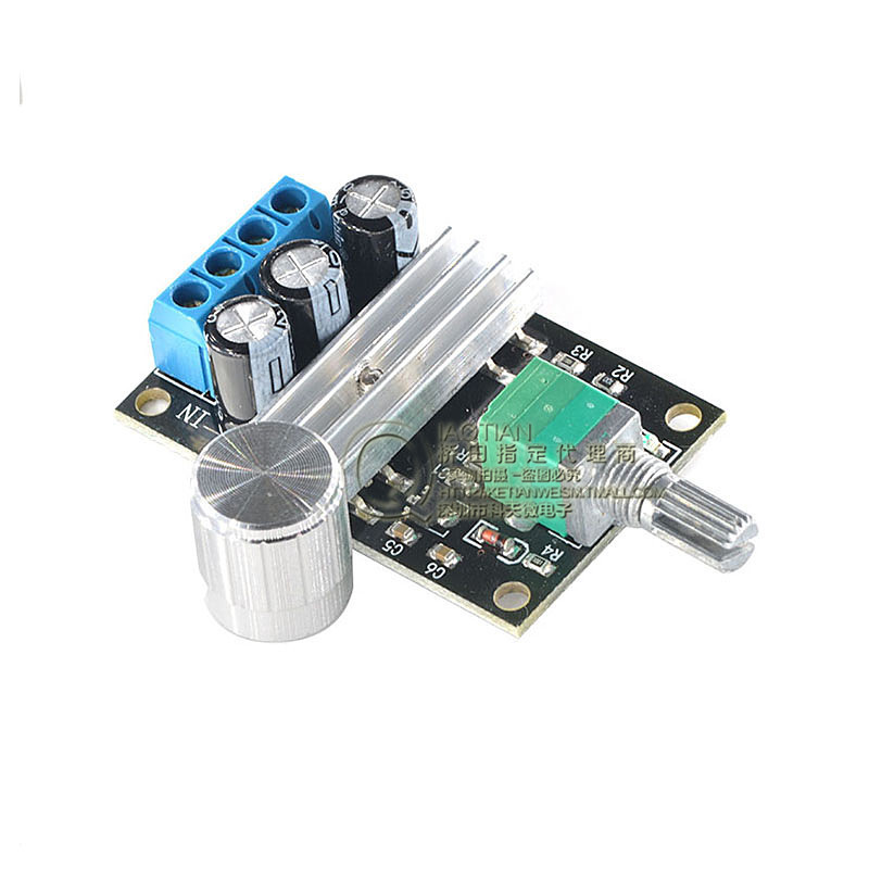 PWM直流电机调速器6V12V24V28V3A调速开关直流电机
