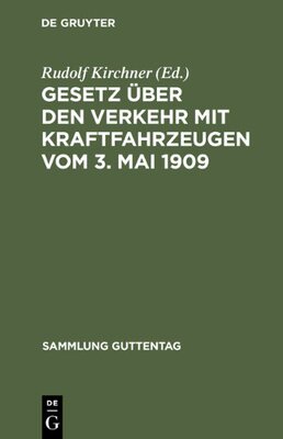 【预售】Gesetz Uber Den Verkehr Mit Kraftfahrzeugen Vo...