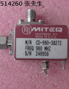MITEQ CD-960-38272 960MHz 20dB SMA RF 射频双向耦合器带检波器