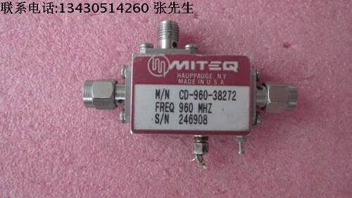 MITEQ CD-960-38272 960MHz 20dB SMA RF 射频微波同轴 双向耦合器 带耦合检波器 质量包好，包能用 可提供测试图