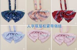 3件包邮刺绣j制服学生校服蝴蝶结领花衬衫领结女领结工作服领结