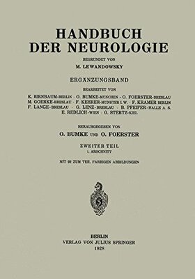 【预订】Handbuch Der Neurologie: Erganzungsb...