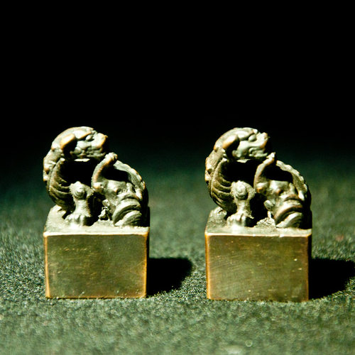 西泠印社麒麟姓名定制金石铜印