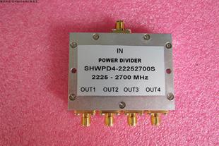 SMA 10W 射频同轴4路 频率可定制 2225 一分四功分器 2700MHz