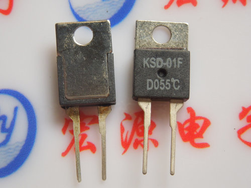 温控开关 KSD-01F 自恢复 TO-220 常闭 55度 55°C