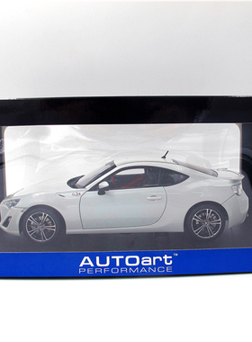 奥拓autoart1：18丰田 TOYOTA 86GT合金汽车模型轿车成品