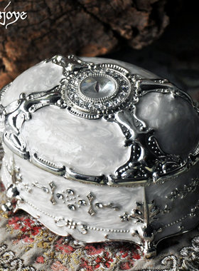 Wasjoye伊甸之狐复古欧式韩国公主首饰盒大容量饰品收纳盒戒指盒