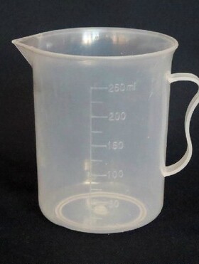 250毫升塑料量杯 刻度量杯 PP量杯 小量杯 250ml 量杯 测量工具