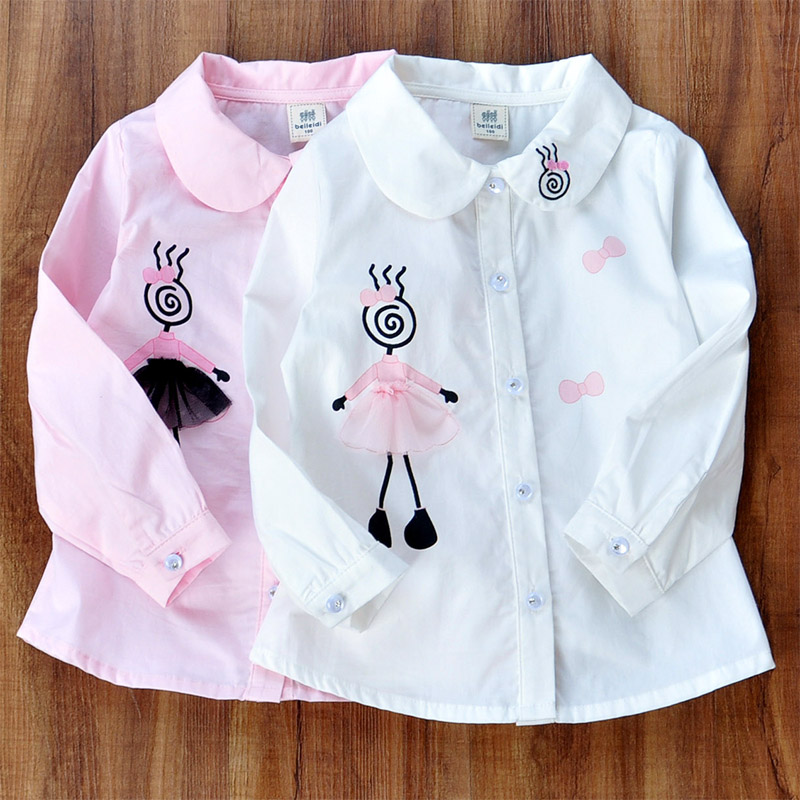 Chemise fille à manche longue - Ref 2088706 Image 1