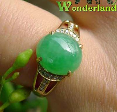 金镶玉珠宝首饰翡翠蛋面现货