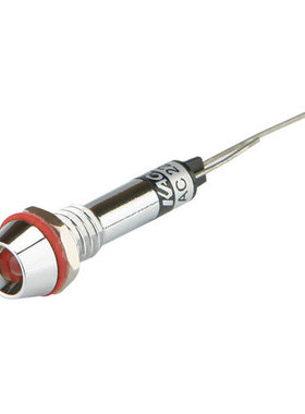 凯昆KACON  Φ6mmLED指示灯 铜壳高亮信号灯 KL0624Y 黄色24V