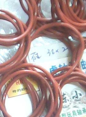36*2 36x2 红色耐高温弹性好硅胶O型密封圈外径36内径32线径2毫米