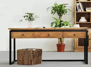 Computer Desks Online For At Ez My Enjoy American Country Solid Wood Desk Computer Office Furniture Retro Do Old Iron Simple Long Table Custom 5 10 Days Shipping Ft052