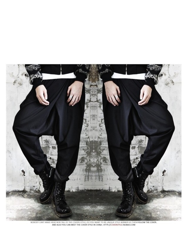 男士韩版加肥加大码休闲裤