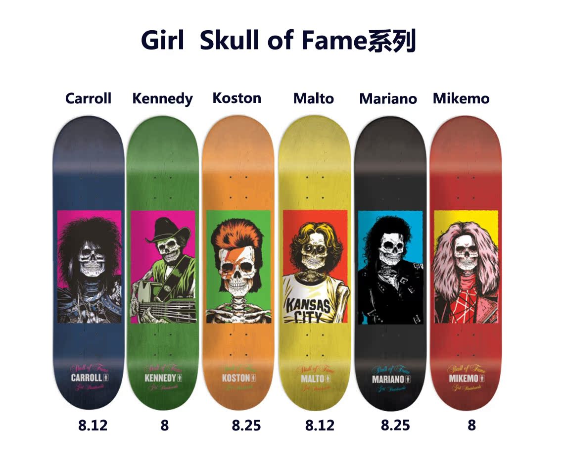 Skateboard pour homme femme GIRL - Ref 2593482 Image 1