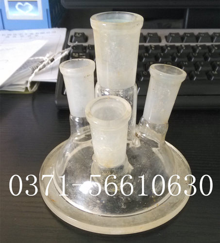 玻璃开口式反应瓶盖子反应釜玻璃配件直径115 150