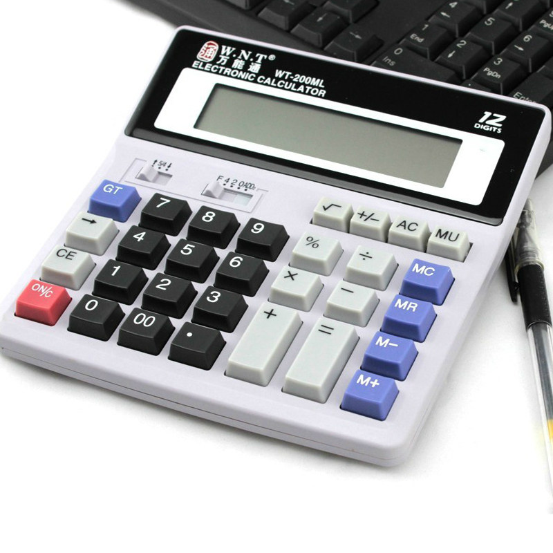 범용 태양열 계산기 12비트 대형 화면 계산기 음성 사무실 비즈니스 컴퓨터 대형 버튼