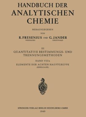 【预订】Elemente Der Achten Hauptgruppe: Ede...