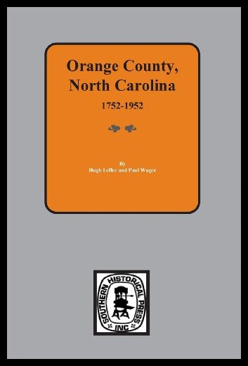 【预售】orange county, north carolina 1752-195