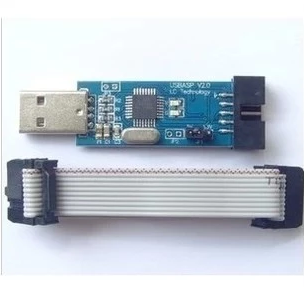 LC-01 51 AVR 编程器 ISP USBASP下载器 USBISP 下载线 m