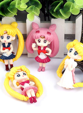 仿真立体美少女公仔 奶油手机壳手工DIY材料钥匙扣挂件饰品配件