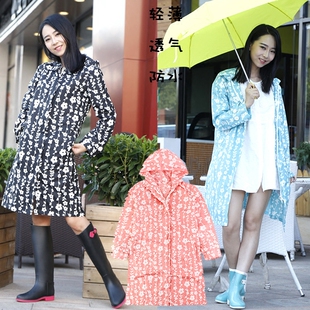 雨衣女成人全身可爱时尚防水风衣外套韩国户外加长款日本雨披轻薄