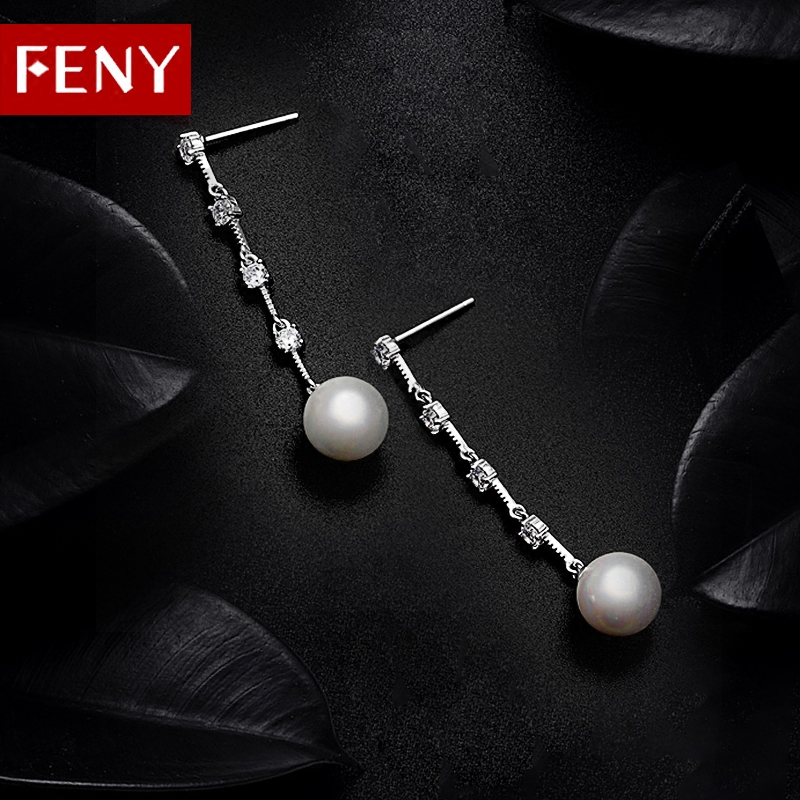 여성을위한 FENY 긴 귀걸이 한국 스타일  귀걸이 복고풍 홍콩 스타일 2023 새로운 유행 인터넷 연예인 귀걸이