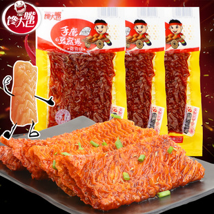 馋大嘴巴 手磨豆腐卷 40克×10包 麻辣片零食小吃辣条休闲食品