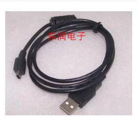 黑色全铜 USB转5P线 USB公转T型 USB转T型线 USB线 冲冠价格促销