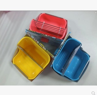 全国包邮兔子龙猫天竺鼠食碗草架两用食盒食盆外置草架宠物用品