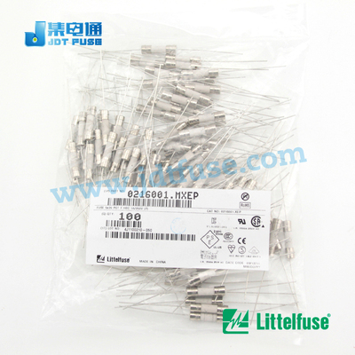 littelfuse力特陶瓷保险丝5*20快断0216002.MXEP F2A保险管带引线