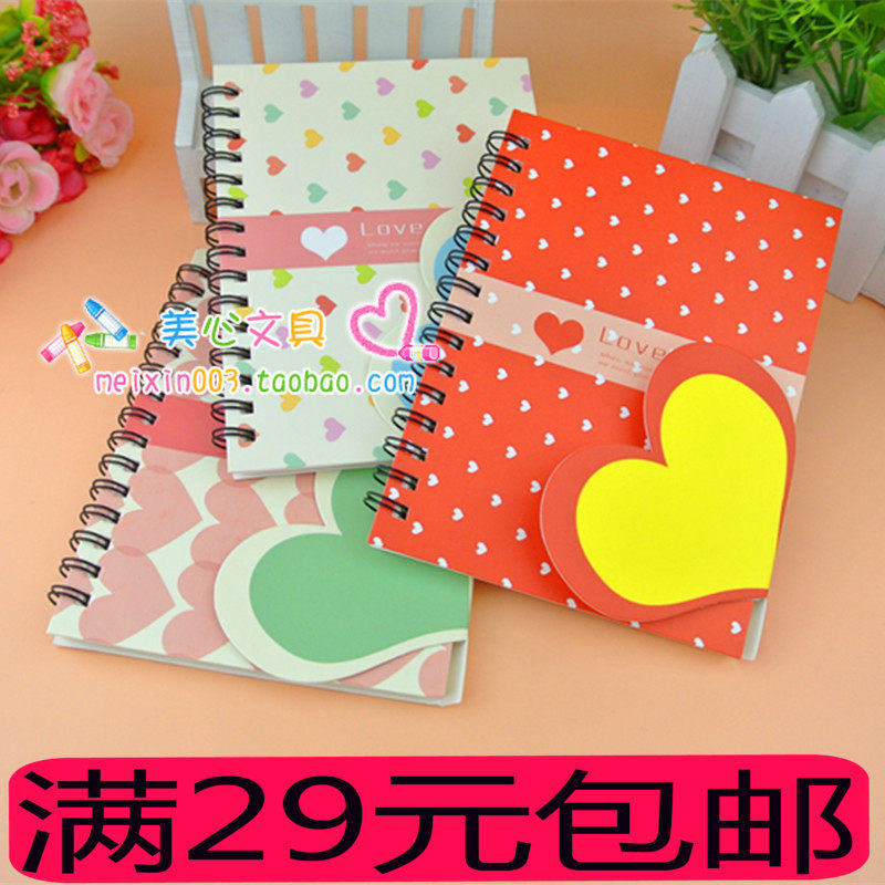 韩版可爱卡通记事本学生线圈笔记本随身便签本儿童六一礼物批