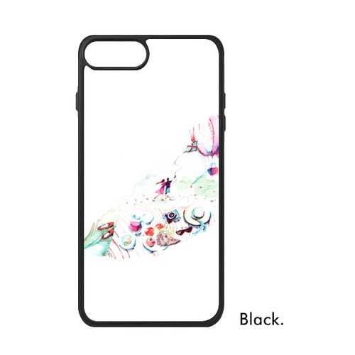 适用于iPhone气球帽子相机水彩画Xr手机壳max保护套678plus硅胶11