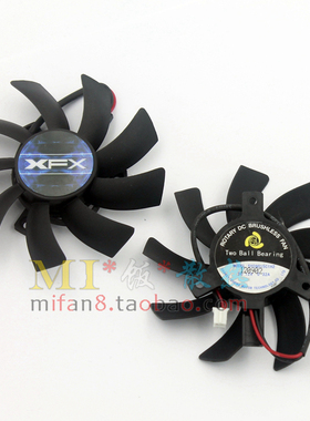 原装XFX讯景HD6770毁灭版 SYC9015C1H2 2线 0.32A 显卡散热风扇