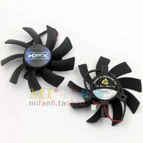 原装XFX讯景HD6770毁灭版 SYC9015C1H2 2线 0.32A 显卡散热风扇