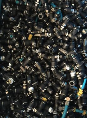 日本原装进口拆机件PlSCO节流阀气接头M5-C6，M5-C4等多种接头