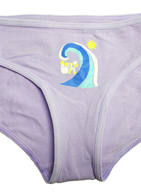 哟呼！old navy*3-4岁女童紫色印花全棉三角内裤短裤6230231