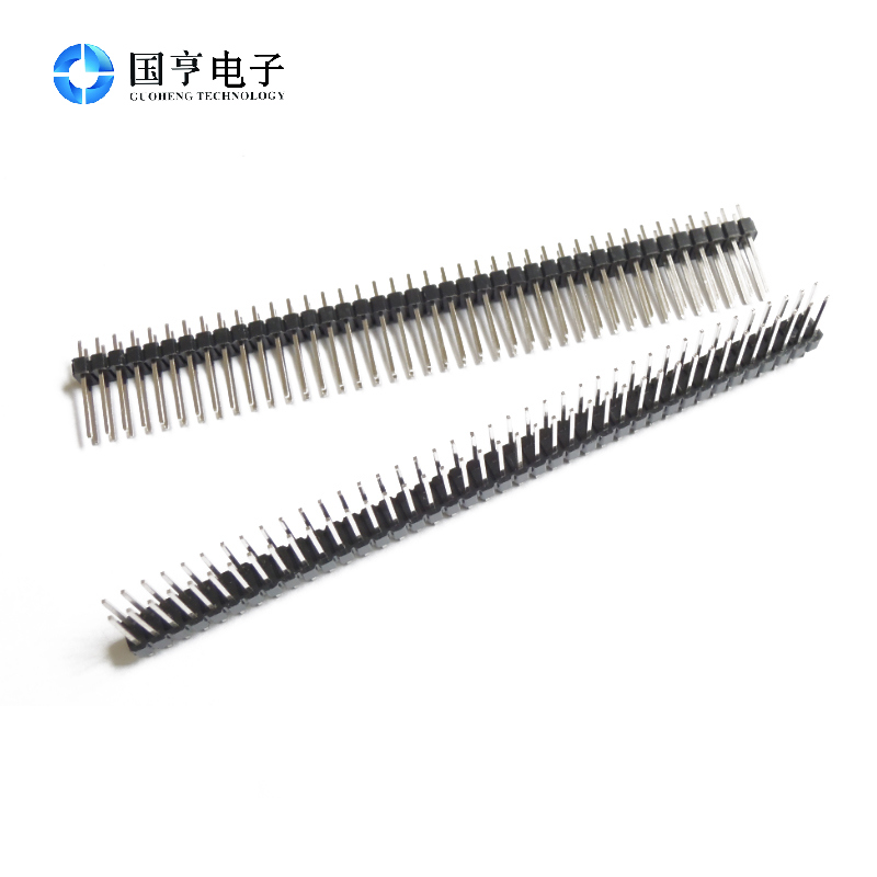 间距2.54MM  双排针 双排排针铜针长排针 2*40PIN 针长15MM
