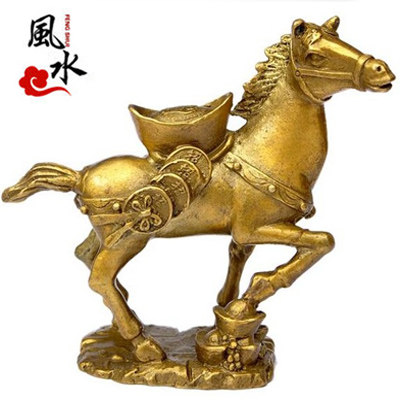 马上有钱摆件风水工艺品