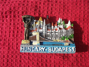 世界旅游纪念冰箱贴 匈牙利 布达佩斯 自由女神像 皇宫山渔人堡
