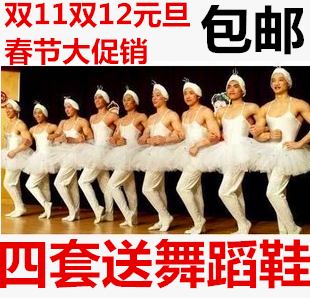 小天鹅搞笑风演出芭蕾舞