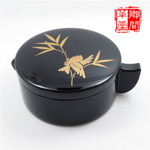 厂日本书华墨池雀墨盒笔洗砚台漆器和风 毛笔书画用品文房四宝