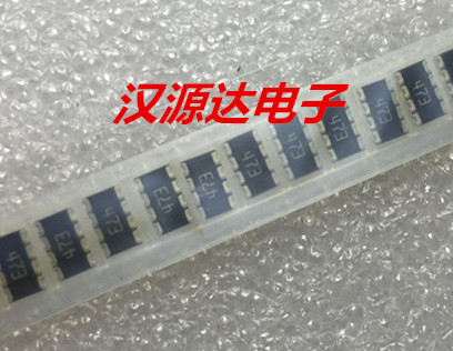 贴片排阻1206X4 47K 凹脚 8P4R 8脚 CN2B4TTE473J 日本KOA厂家
