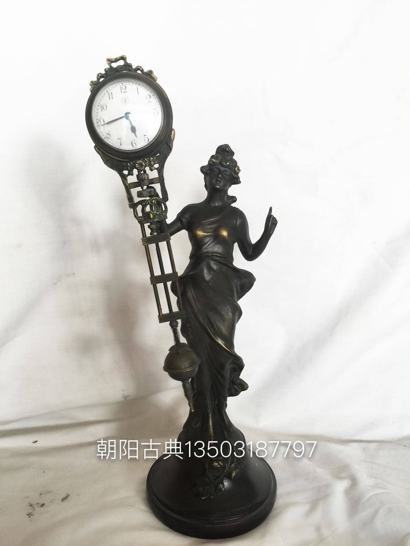 朝阳古典特价正品欧式台钟摆饰摆件仿古座钟钟古典工艺装饰时钟表